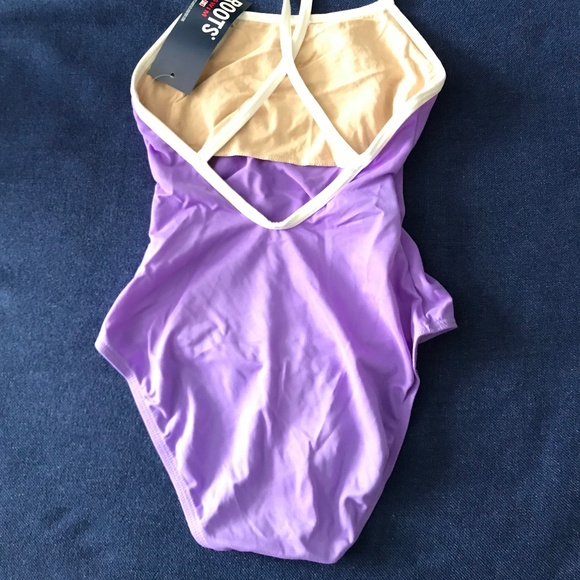 Roots Swim NWT Girls One Piece Swimsuit 12 Lavender/ Purple 🇨🇦 - Picture 2 of 7